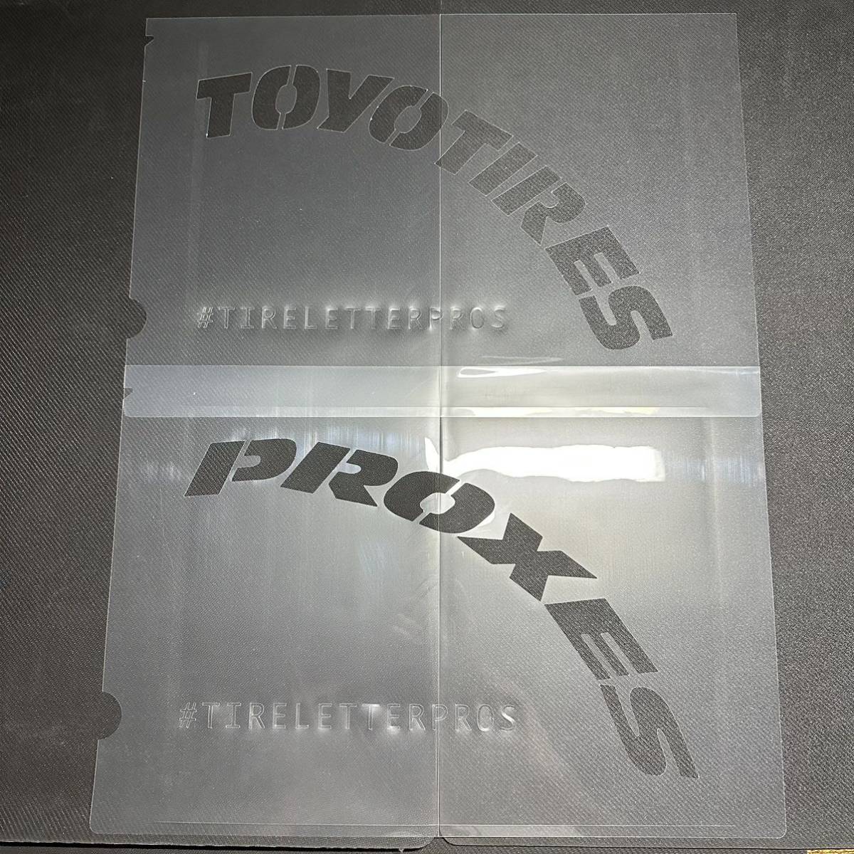 Toyo Proxes タイヤレターステンシルの画像2