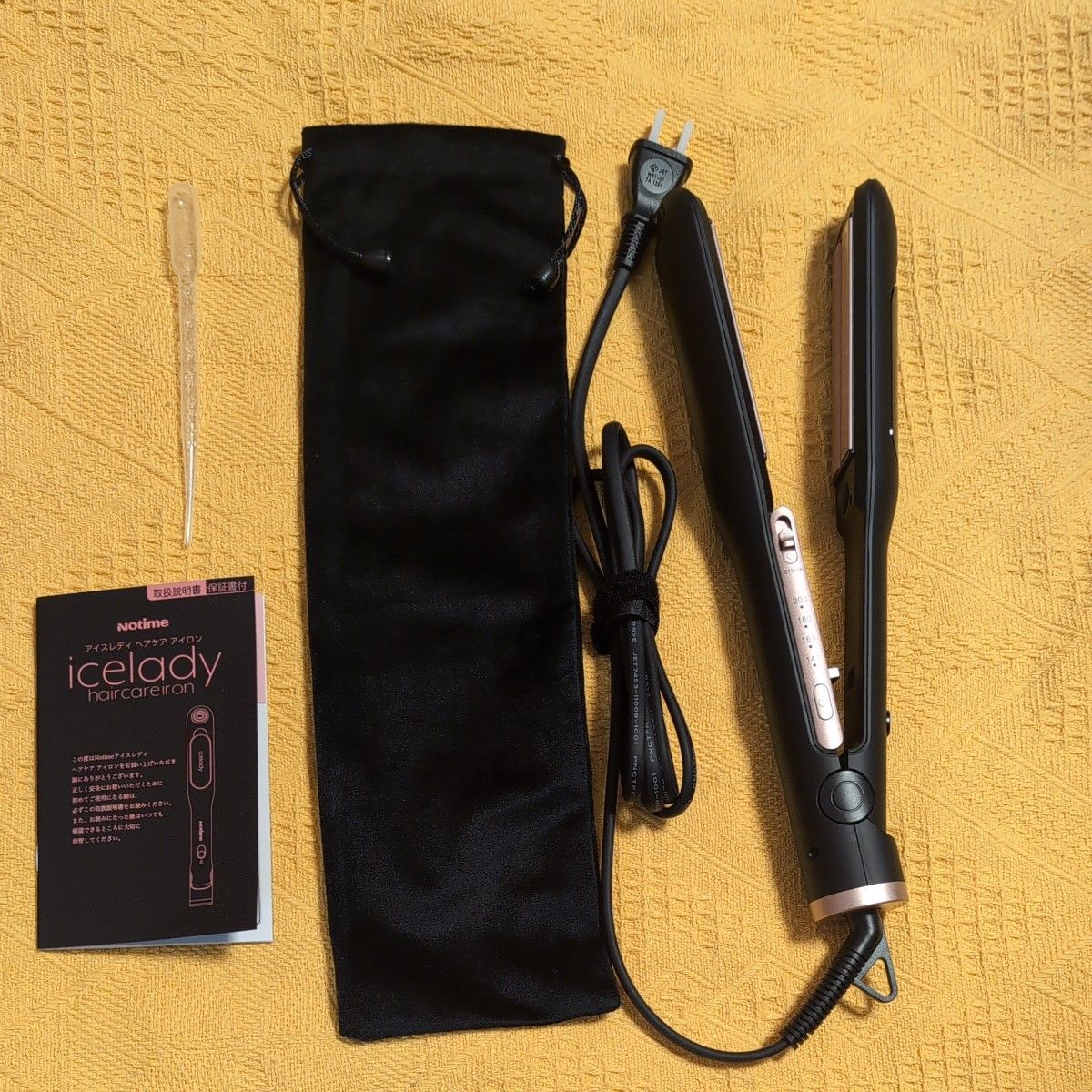 Notime icelady hair care iron アイスレディ ヘアケア アイロン