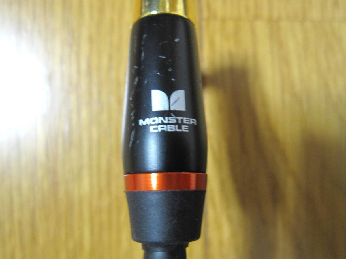 MONSTER (モンスターケーブル) M BASS2-0.75DA ベース用パッチケーブル 0.2ｍ ×2本 中古品 送料無料！の画像3