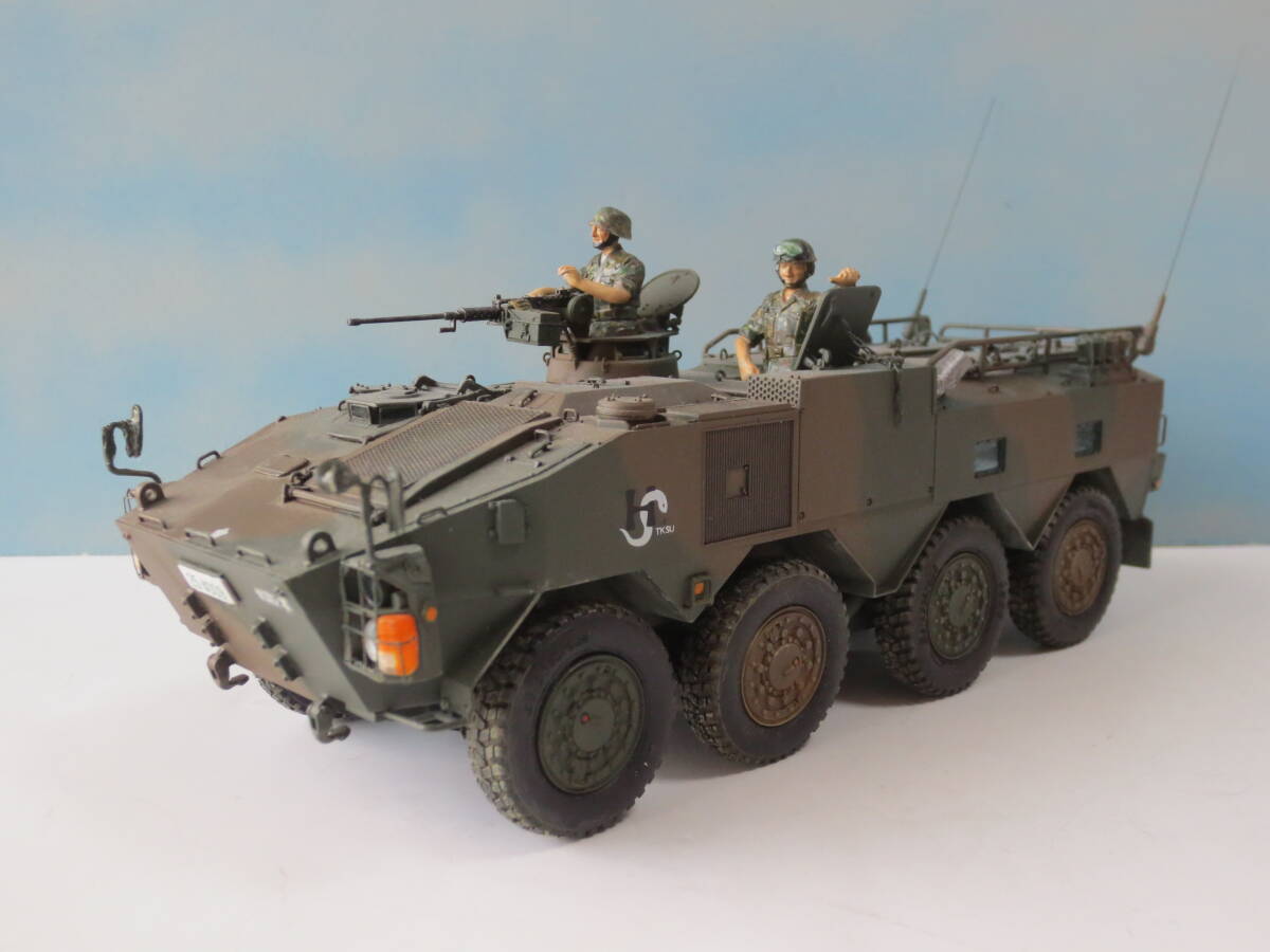 1/35 陸上自衛隊９６式装輪装甲車B型（モノクローム製）の完成模型の画像3