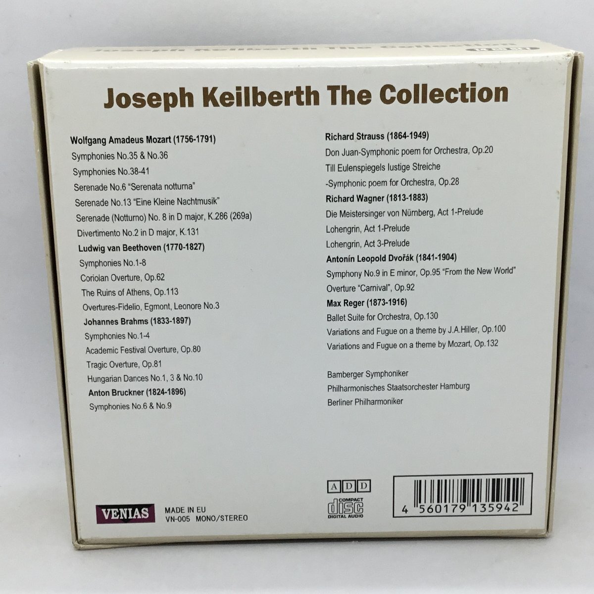 ヨーゼフ・カイルベルト/Joseph Keilberth The Collection - 1951-1963 Recordings ○14CD VN-005の画像2