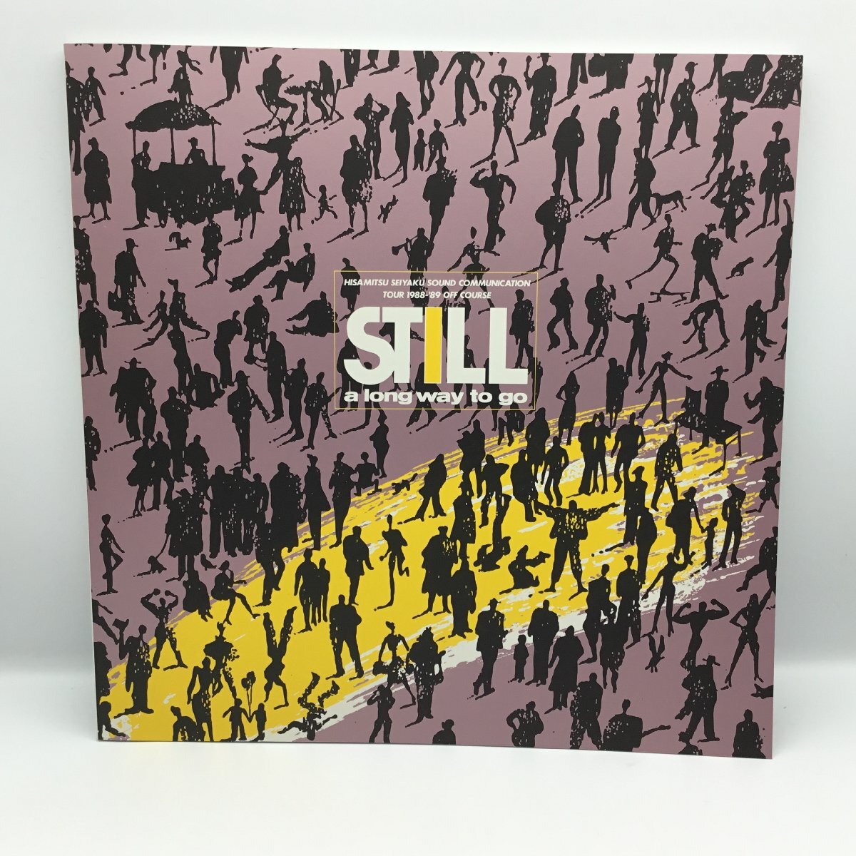 ちらし付 ◇ オフコース OFF COURSE / STILL A LONG WAY TO GO 〇グッズ パンフレット_画像2