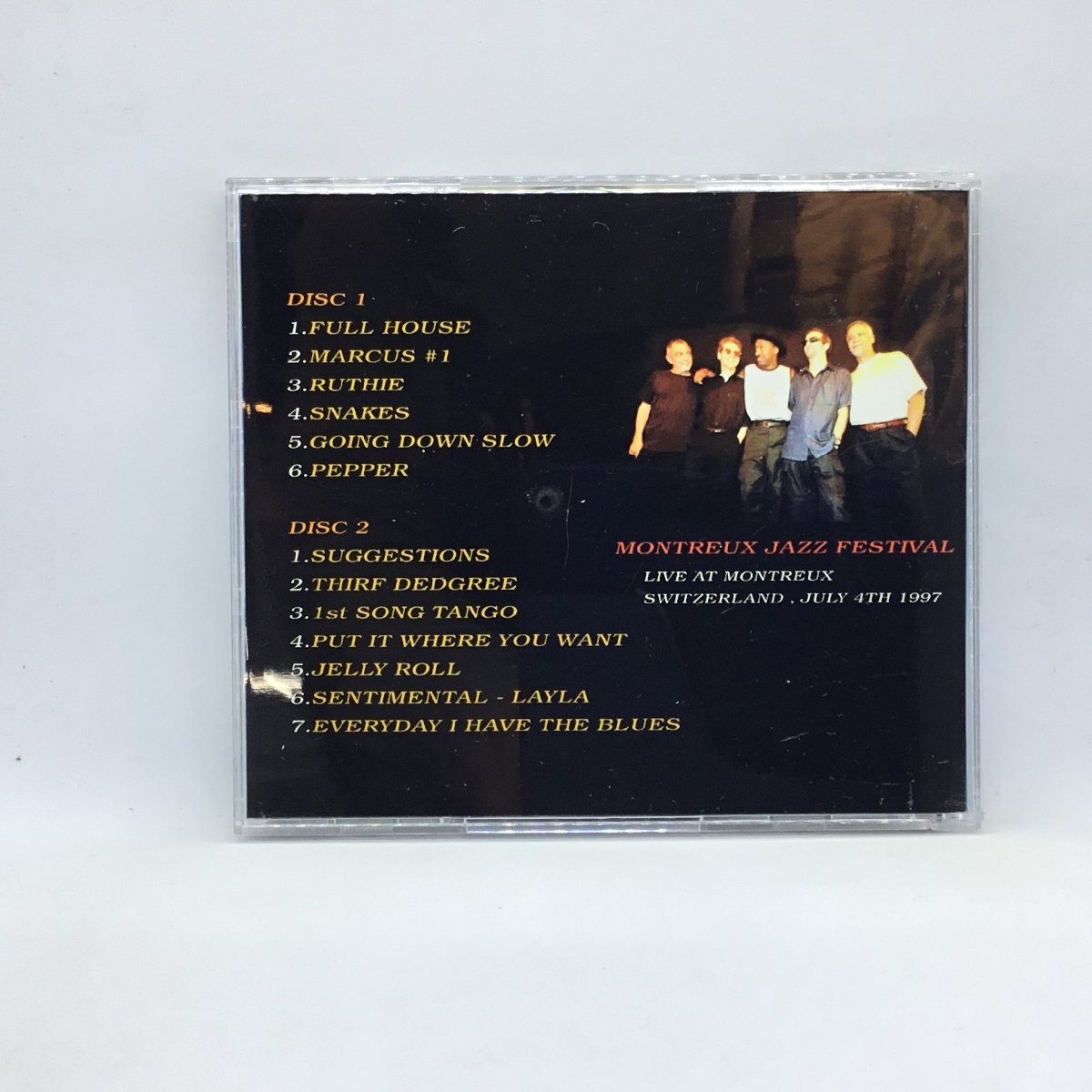 CD-R ◇ V.A. / MONTREUX JAZZ FESTIVAL 1997 FULL STAGE LEGENDS (2CR-R) MARCUS MILLER DAVID SANBORN ERIC CLAPTON JOE SAMPLE_画像2