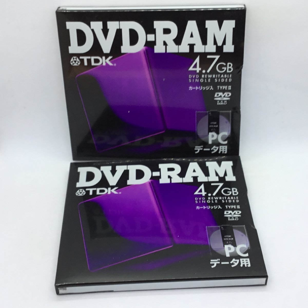  unopened *TDK DVD-RAM 4.7GB PC data for 2 point set ^DVD-RAM47Y2F