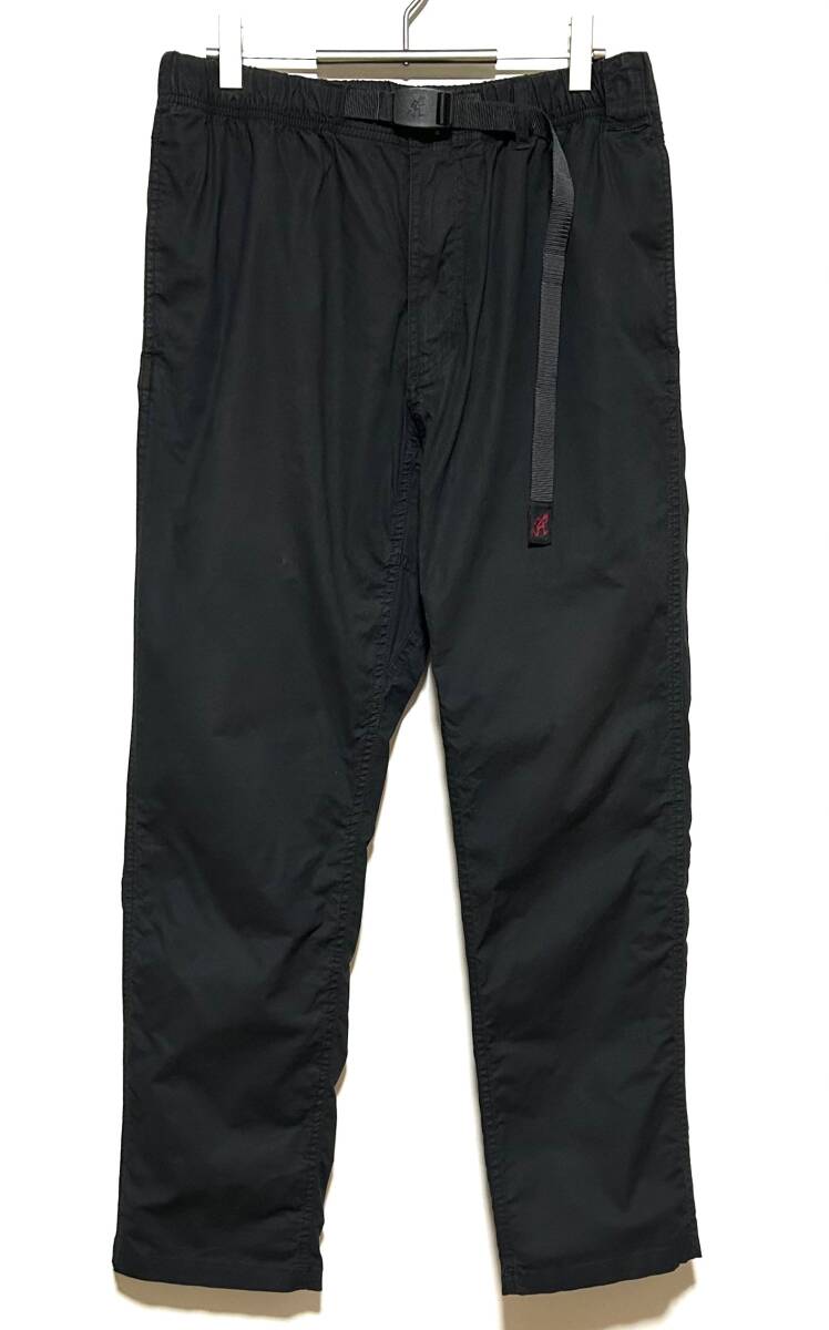 GRAMICCI WEATHER NN-PANTS JUST CUT（L）黒 グラミチ クライミング ウェザー ストレッチ テーパード ナロー パンツ ジャストカット_画像1