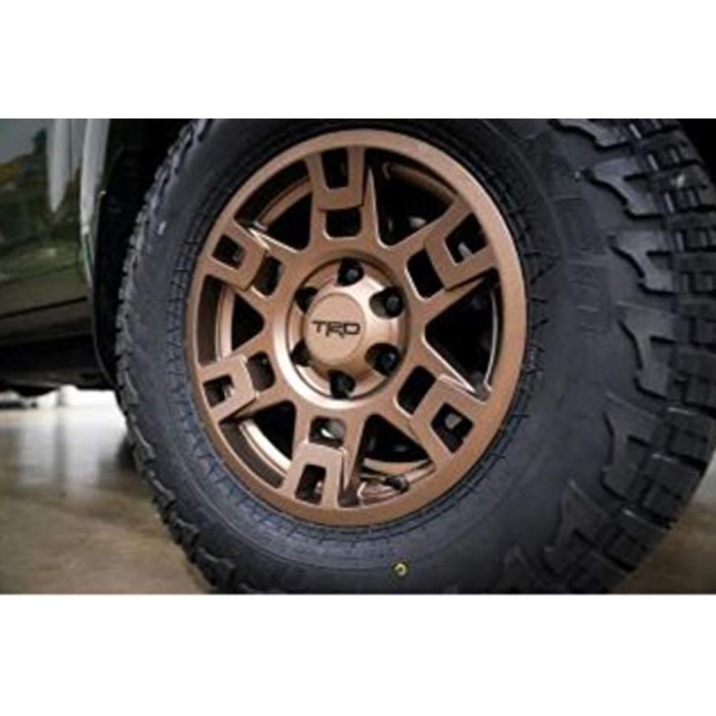 [US TOYOTA regular goods ]TRD17 -inch wheel bronze 4 pcs set Prado /FJ Cruiser / Hilux 215 Surf / Tacoma US Toyota PTR20-35110-F