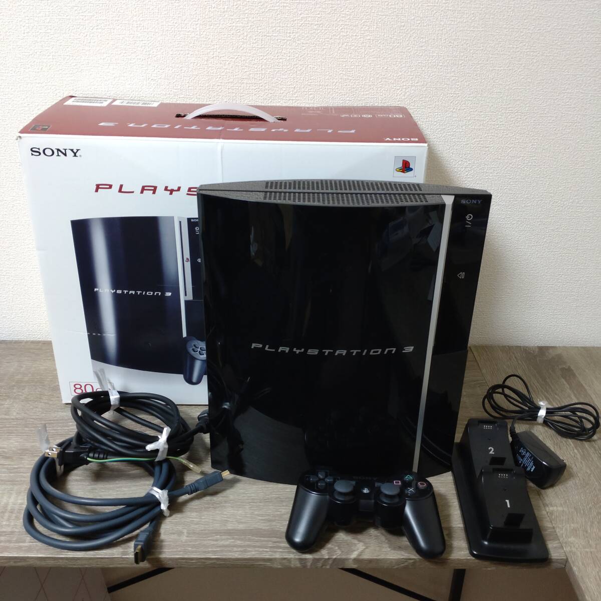 【ジャンク品】SONY ソニー PlayStation3 CECHL00 80GB ブラック プレイステーション3 プレステ3 PS3 テレビゲーム ゲーム機の画像1