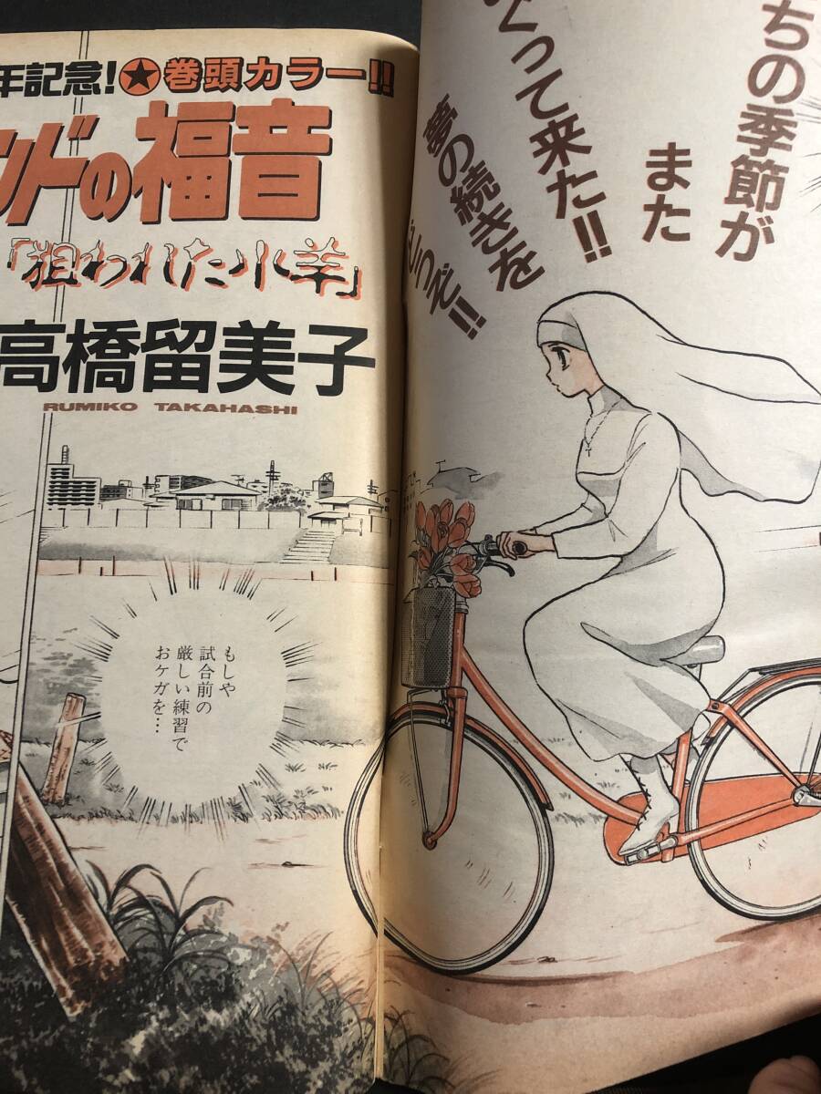 ヤングサンデー 1991 No.10 高橋留美子 畑中清詞 さそうあきら 遊人 ANGEL 細野不二彦の画像3