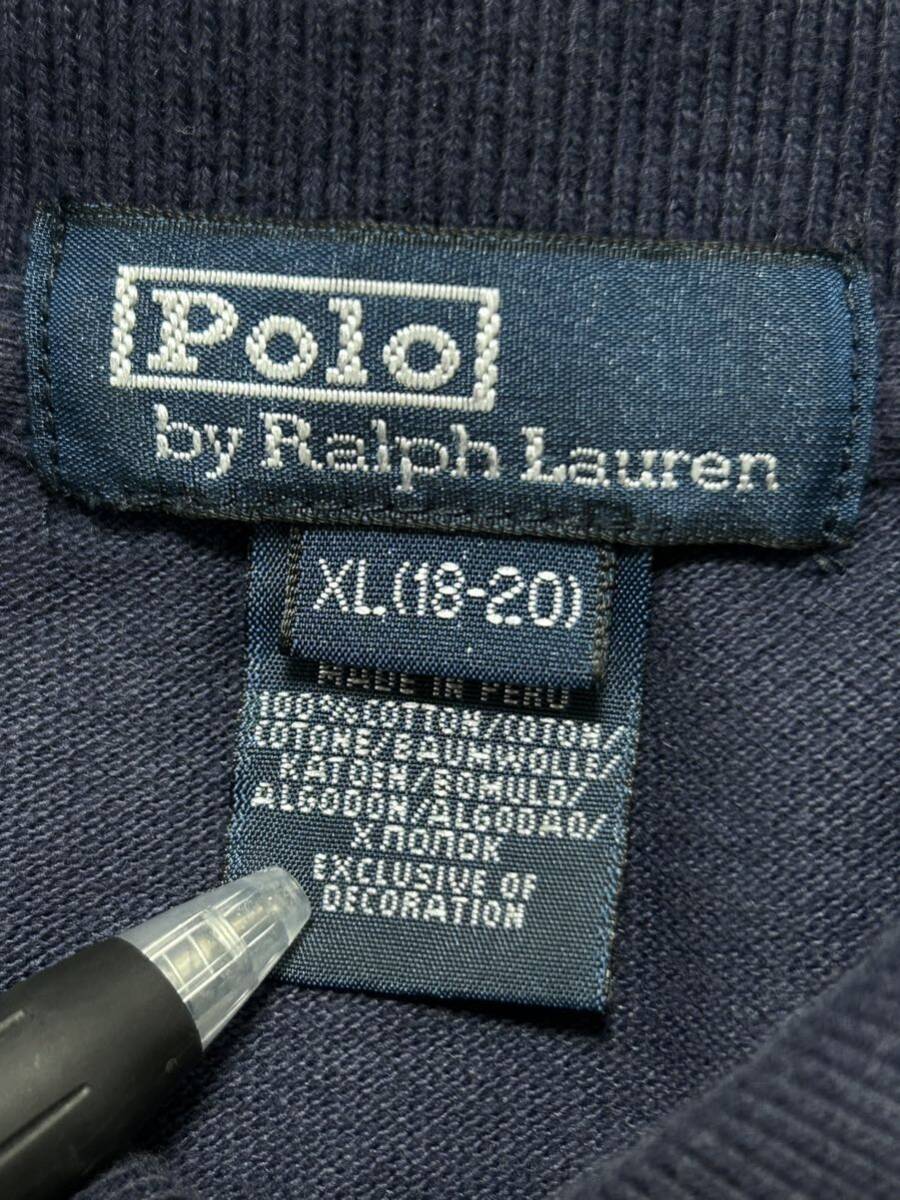 00s Y2K Polo by Ralph Lauren 鹿の子 ポロシャツ　　半袖 ポロ バイ ラルフローレン 00年代 USA企画 アメリカ企画 ワンポイント 玉9534_画像3