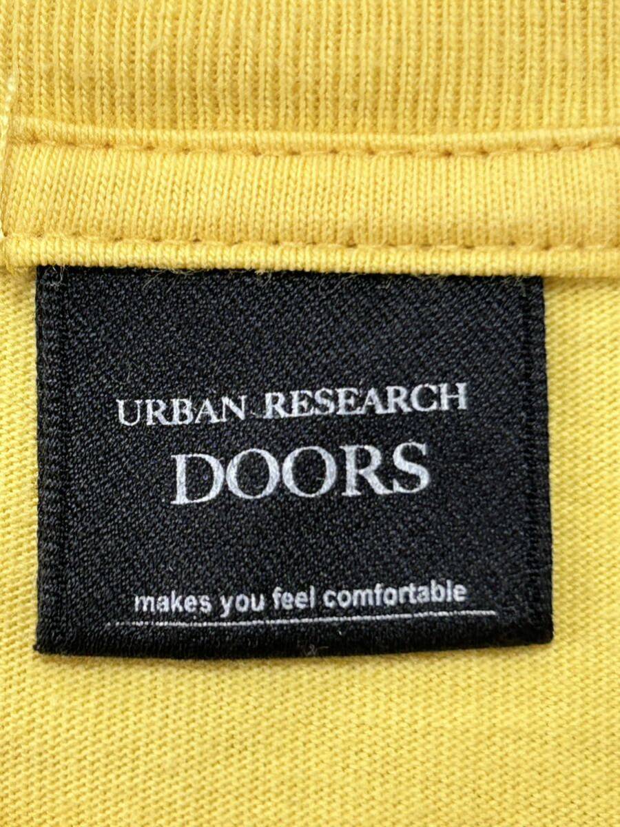 URBAN RESEARCH DOORS 5分袖 ポケット Tシャツ 無地 単色　　アーバンリサーチ ドアーズ 半袖 クルーネック 玉9584_画像3