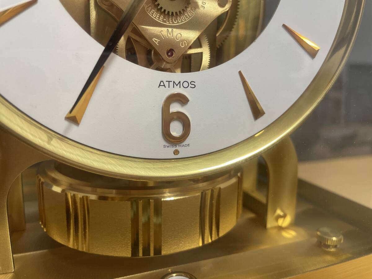 JAEGER-LECOULTRE ATMOS ジャガー・ルクルト アトモス空気時計 置時計 ゴールドの画像3