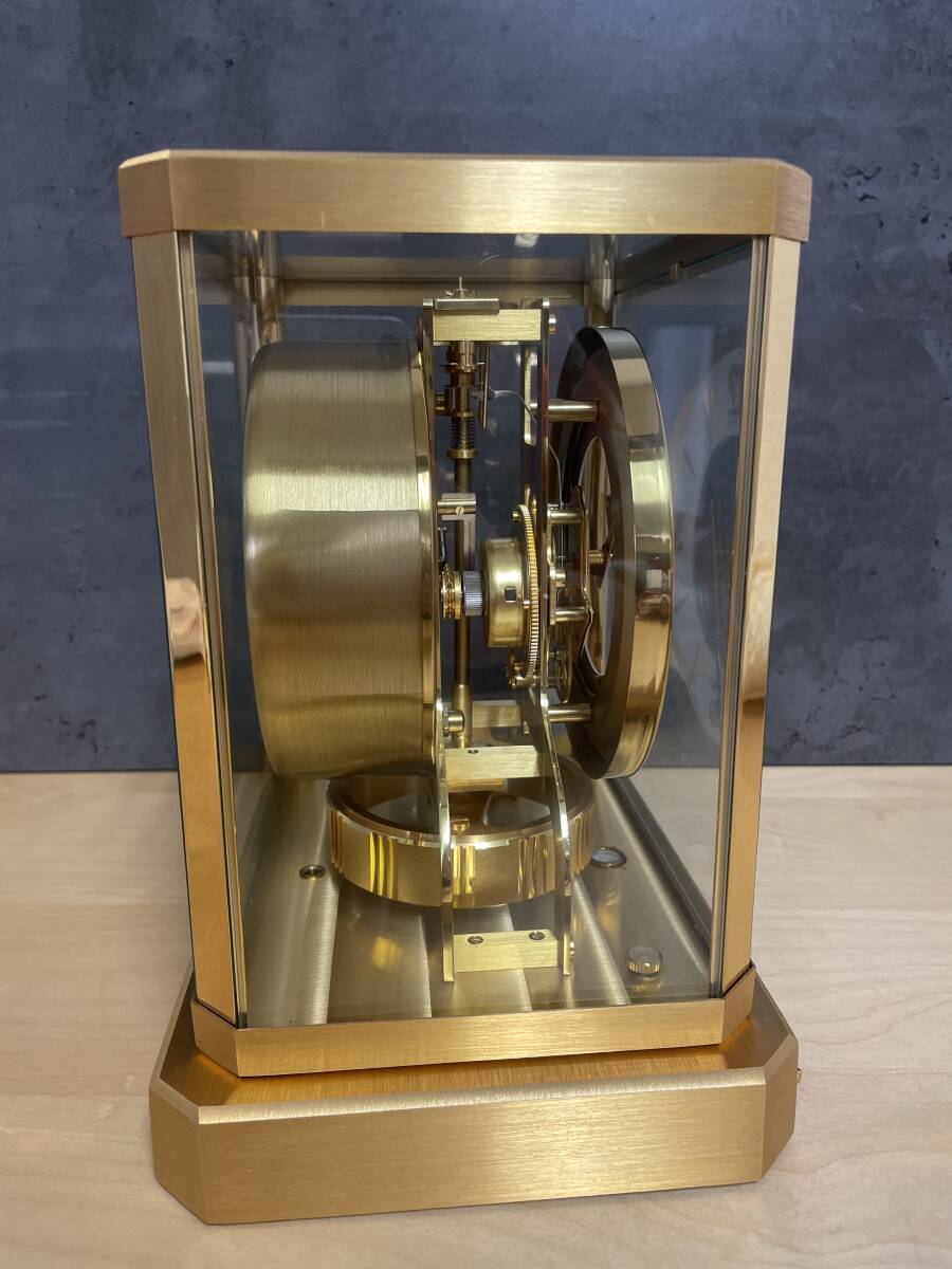 JAEGER-LECOULTRE ATMOS ジャガー・ルクルト アトモス空気時計 置時計 ゴールドの画像10