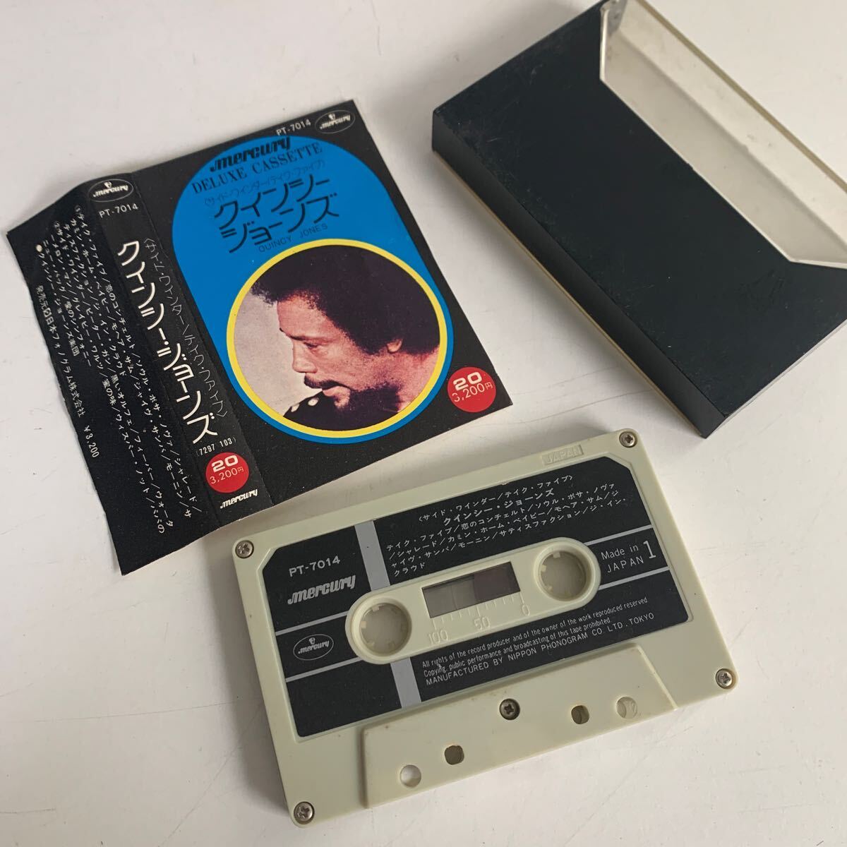 QUINCY JONES クインシージョーンズ カセットテープ 日本企画版 20曲入り ベスト 現状品_画像4