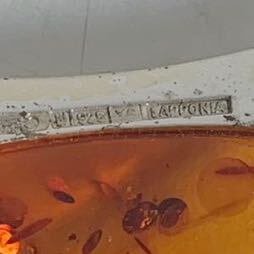 Lapponia ラポーニア ジュエリー アクセサリー 装飾品 ネックレス ペンダント 琥珀 アンバー シルバー925 フィンランド 北欧 ビンテージ の画像7