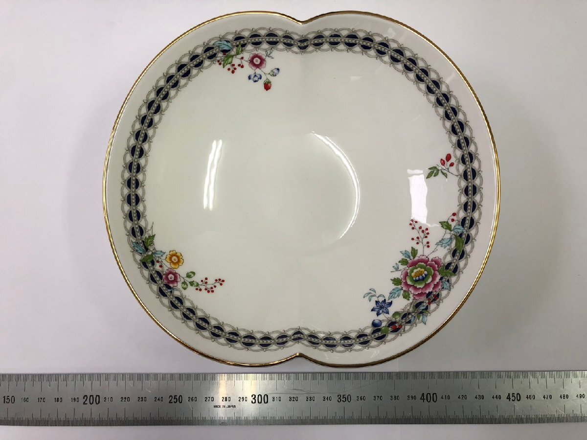 1円～【Wedgwoodウエッジウッド】【LACE PEONYレースピオニー】フルーツ皿 工芸 陶器 食器 インテリア コレクションの画像3