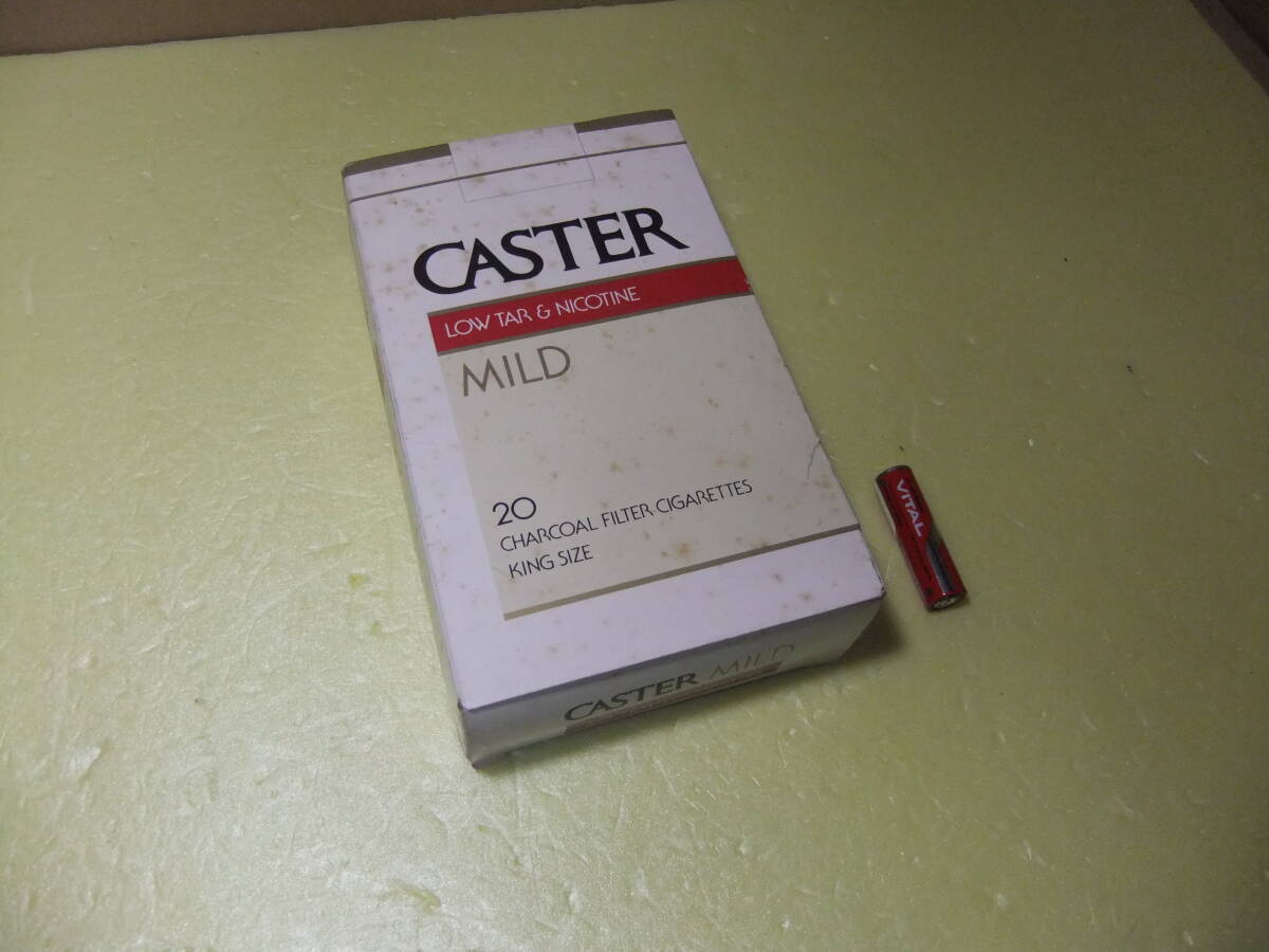 キャスター CASTER 煙草 たばこ タバコ サンプル ディスプレイ キャスターマイルド 喫煙 禁煙 昭和 レトロ ディスプレイの画像2
