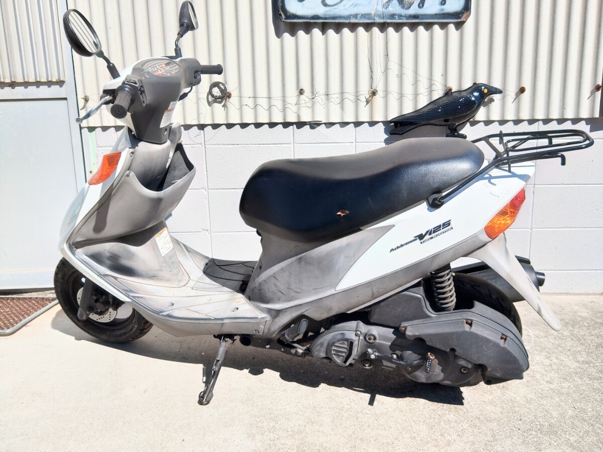 スズキ アドレス V125 バイク 中古 修理要 CF4EAの画像1