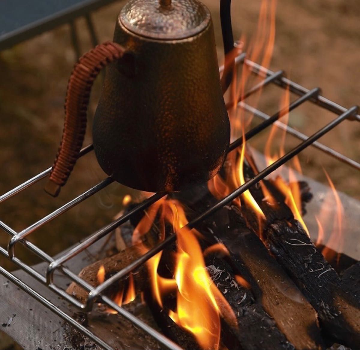 ロストル網目三本タイプセットアウトドア用品BBQ五徳焚き火台焼き網ステンレス軽量