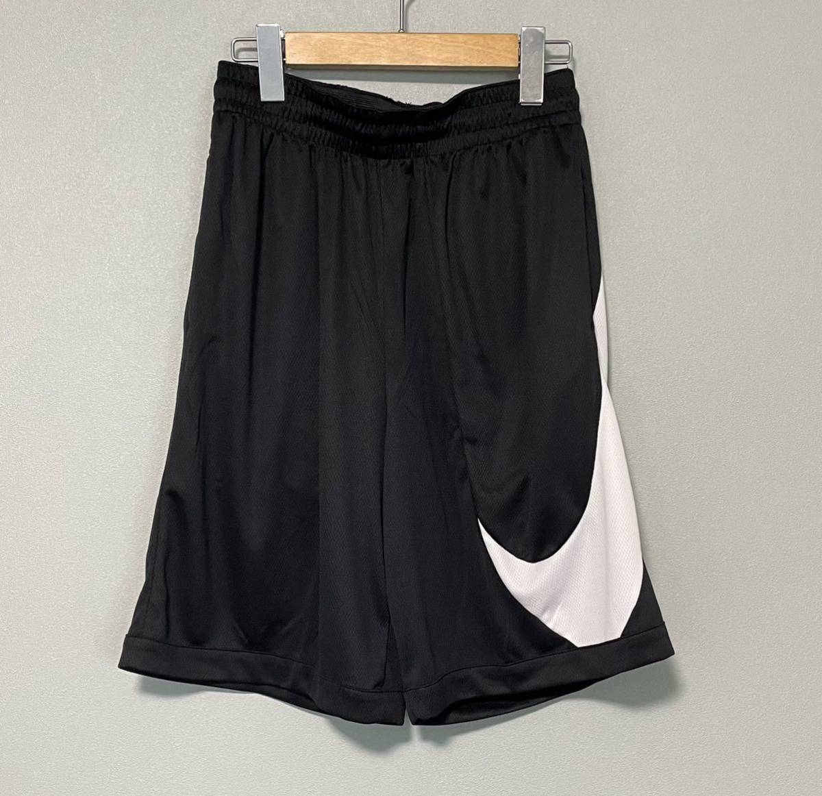 新品 Mサイズ ナイキ NIKE メンズ バスケットボールウェア パンツ ドライフィット ハイブリットショート 3.0 黒 バスパンの画像10