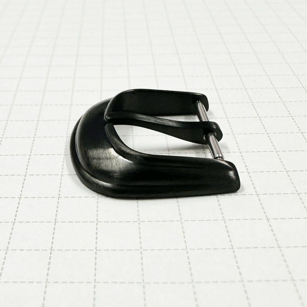 【未使用品】　フランクミュラー　純正パーツ　尾錠/ピンバックル　18mm　黒PVD　8900用_画像3