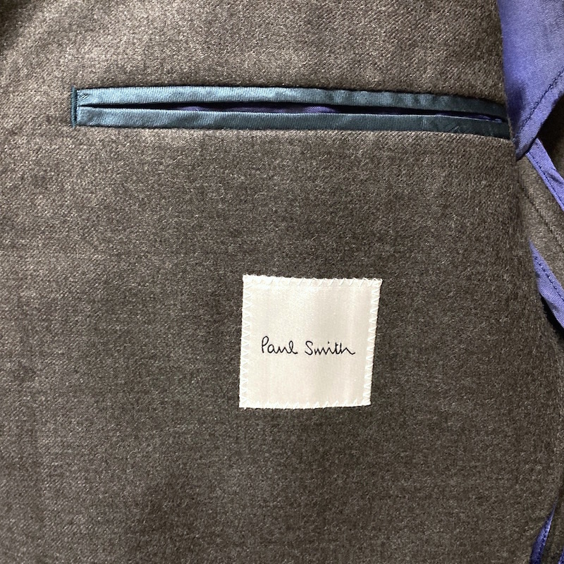 25Y240401A 未使用 PaulSmith ポールスミス メンズ 春夏 ジャケット 検 ブレザー ブルゾン レザー コート ニット ジャージ カーディガン_画像5