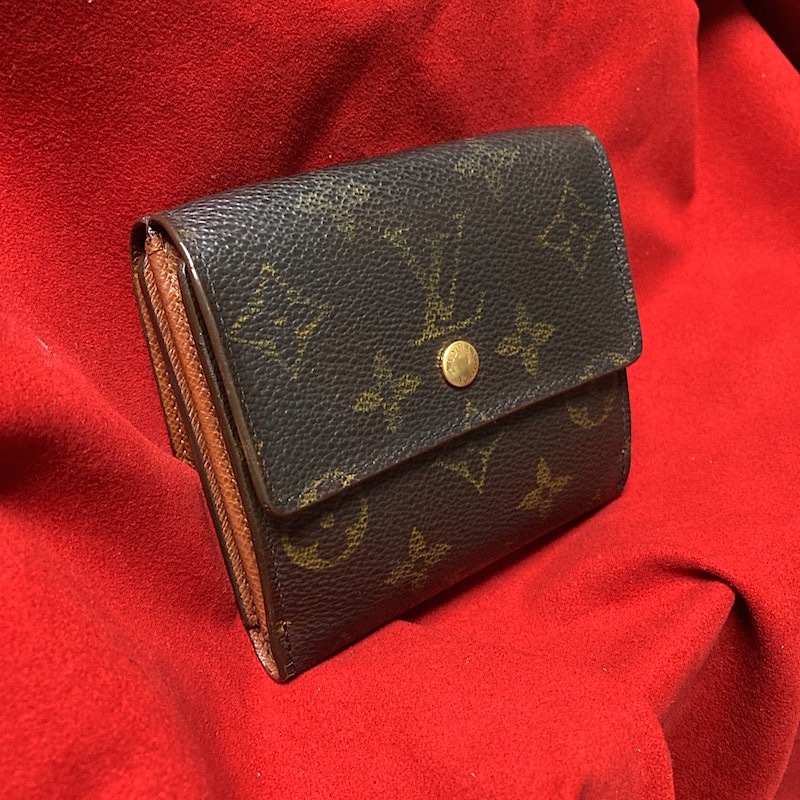 W240401T 美品 LOUIS VUITTON ルイヴィトン モノグラム ポルトフォイユ エリーズ 財布 検キ 折りたたみ 2つ折り ウォレット M61654の画像1