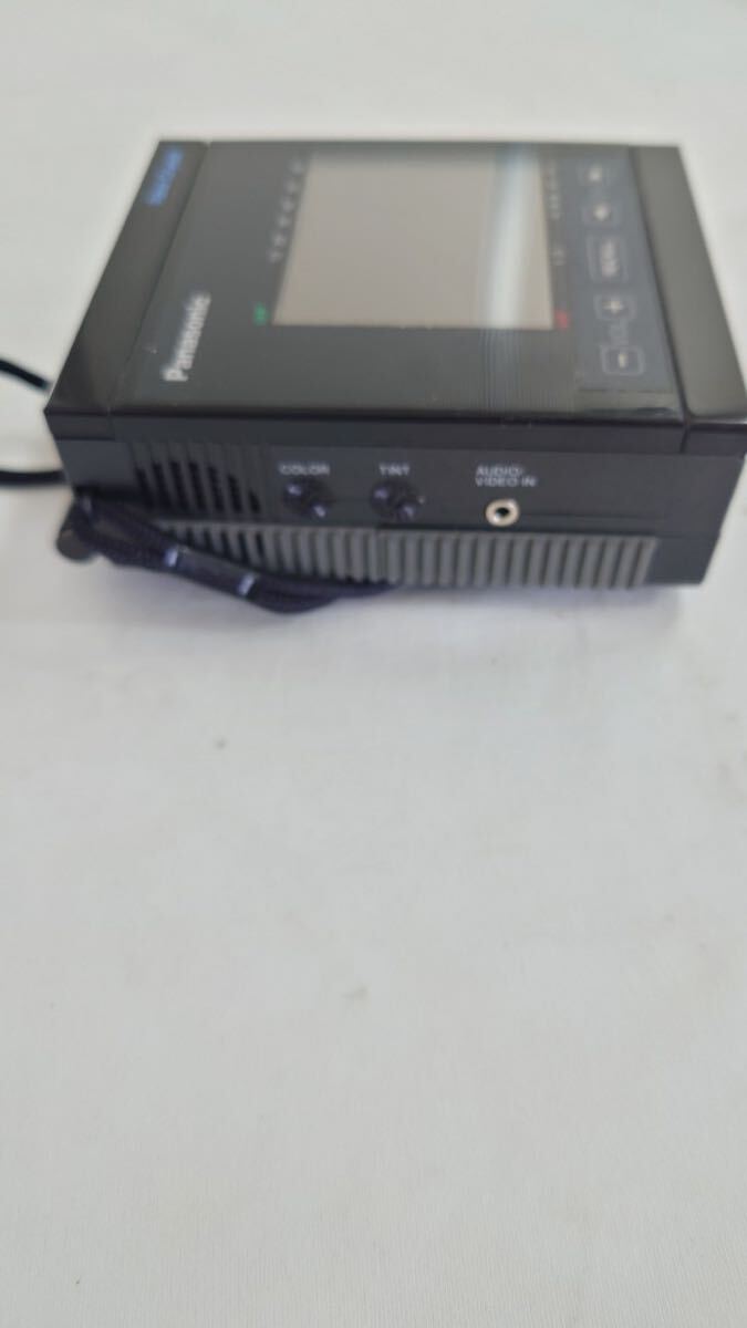 Panasonic パナソニック 液晶カラーテレビ TR-3LT4 動作未確認 ジャンク 昭和 レトロ 携帯型 の画像5
