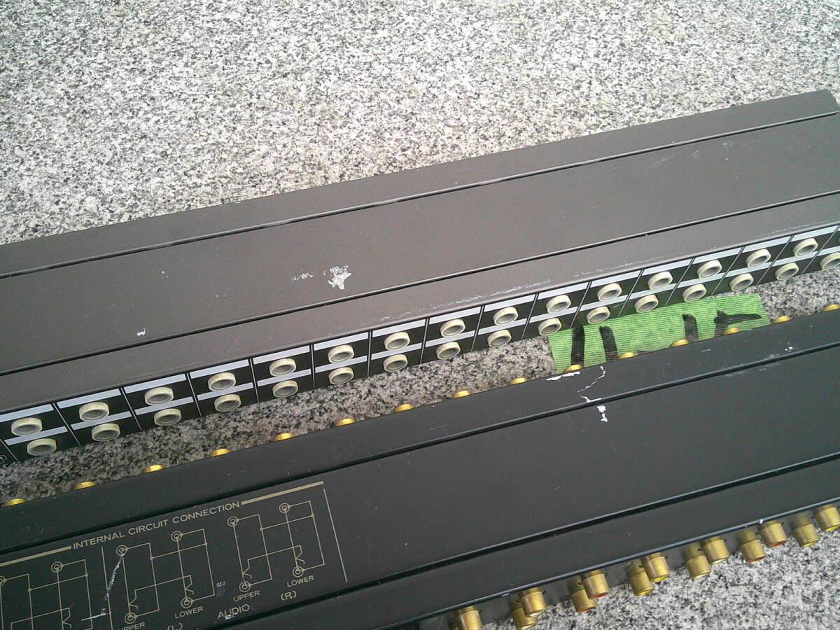 4-15 TEAC/TASCAM patch bay AV patch PB-V10/PD-32P set sale week-day only direct pickup possible 