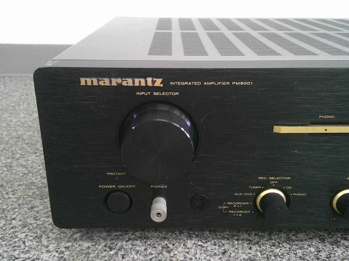 4-105 marantzマランツ プリメインアンプ PM-6001 2008年製 平日のみ直引取可の画像2