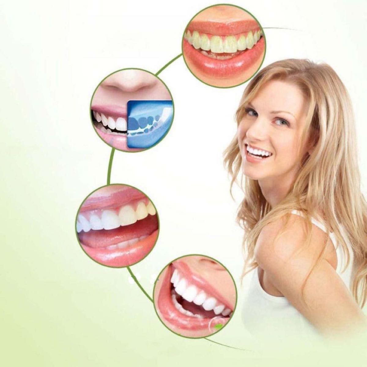 多機能臨時化粧用義歯　上歯+下歯セット　義歯セット歯合板　2セット　入れ歯　差し歯