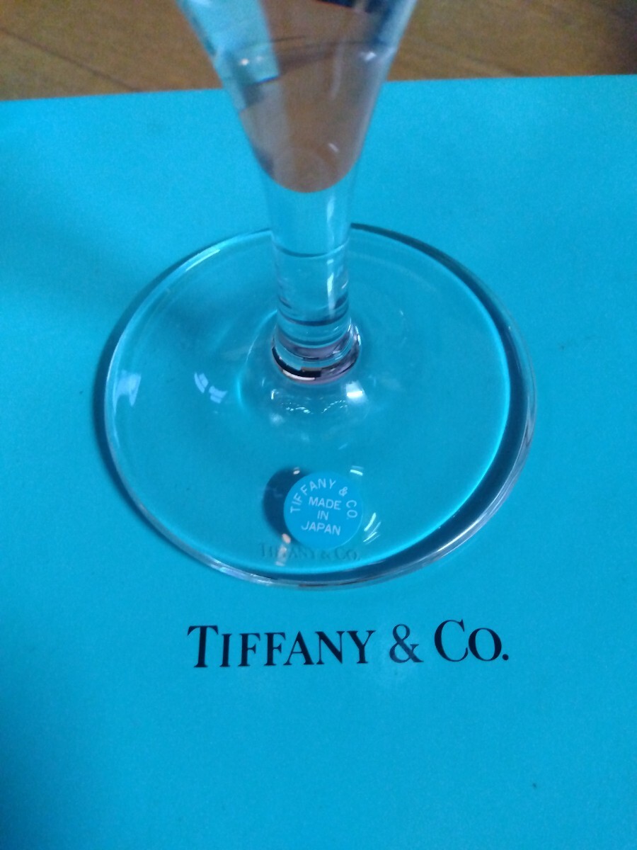 【新品 未使用】TIFFANY&Co. ティファニー ペアワイングラス アトラス クリスタルガラスの画像3