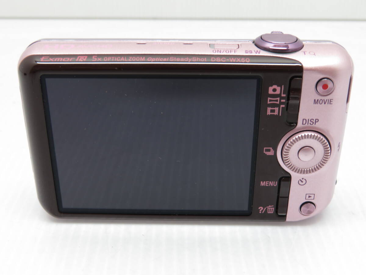 SONY ソニーCyber shot サイバーショット DSC-WX50 コンパクトデジタルカメラ デジカメ 2.7型TFT液晶 1620万画素 光学5倍ズーム ピンクの画像8