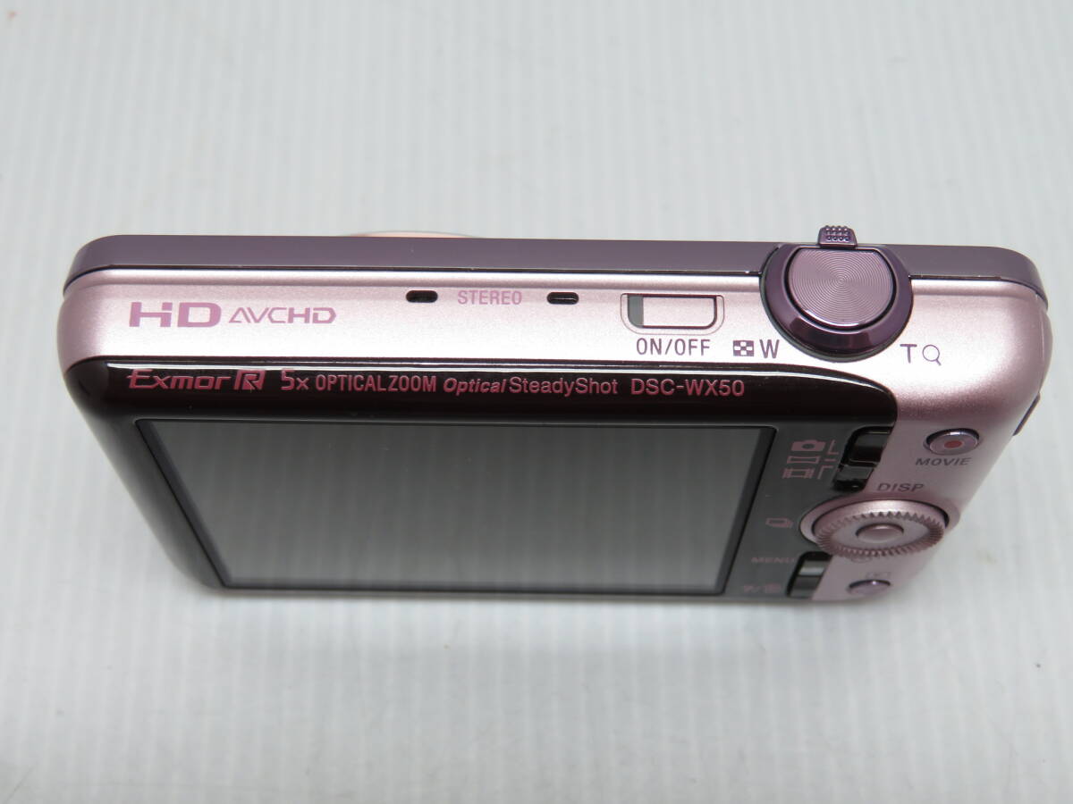 SONY ソニーCyber shot サイバーショット DSC-WX50 コンパクトデジタルカメラ デジカメ 2.7型TFT液晶 1620万画素 光学5倍ズーム ピンクの画像9