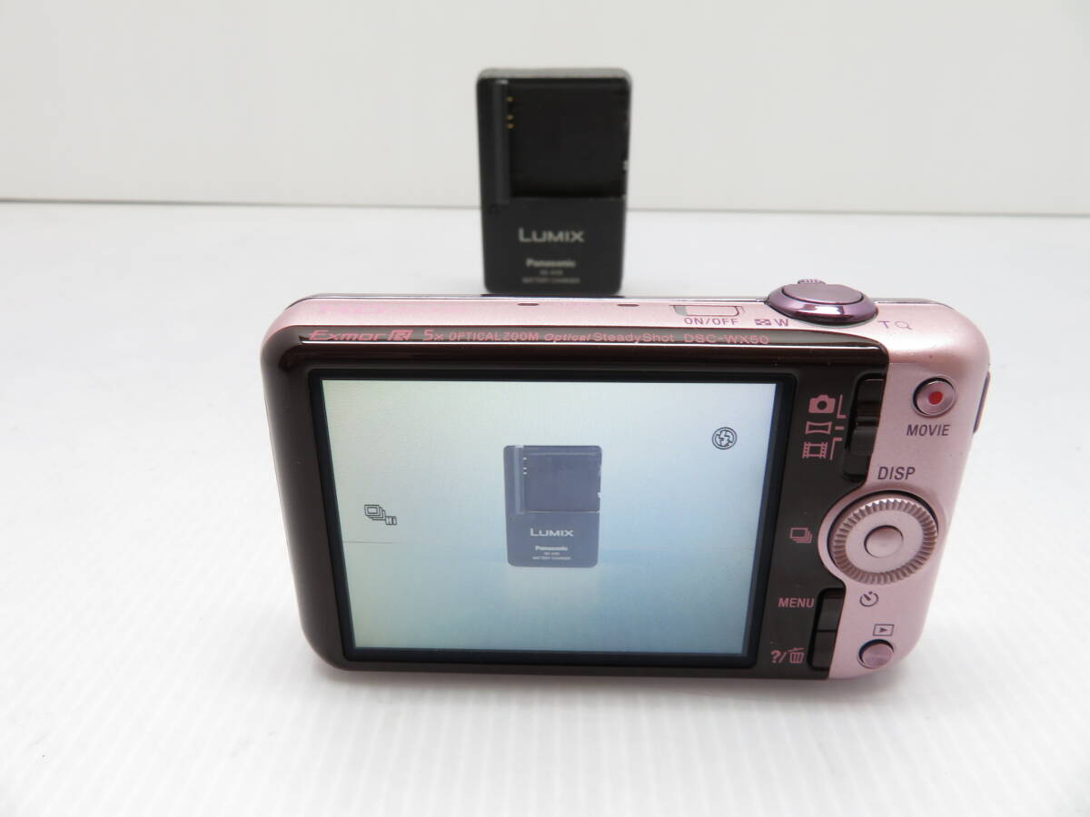 SONY ソニーCyber shot サイバーショット DSC-WX50 コンパクトデジタルカメラ デジカメ 2.7型TFT液晶 1620万画素 光学5倍ズーム ピンクの画像6