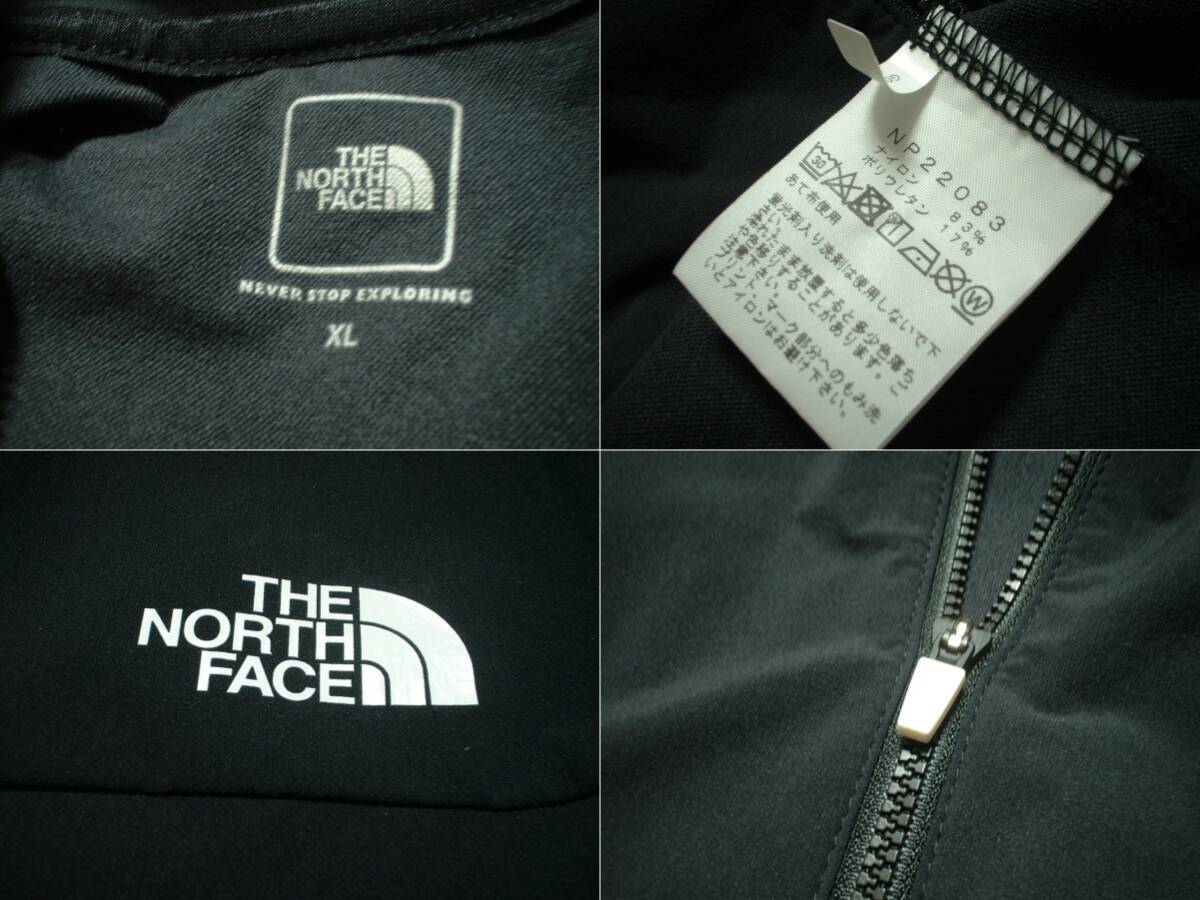 THE NORTH FACEエイペックスフレックスジャケットお勧め美品XL正規NP22083ノースフェイス黒ブラックジップアップナイロンブルゾンスワローの画像2