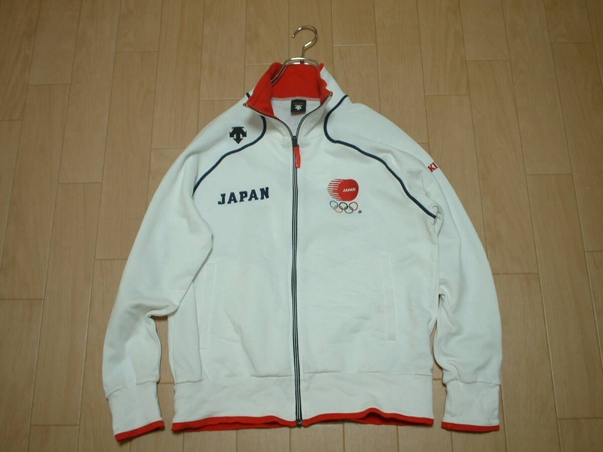 2006年トリノオリンピック日本代表ジャージトップL正規デサントDESCENTEキリンKIRINトラックジャケットJAPANジャパンDOR-C4226応援グッズの画像4