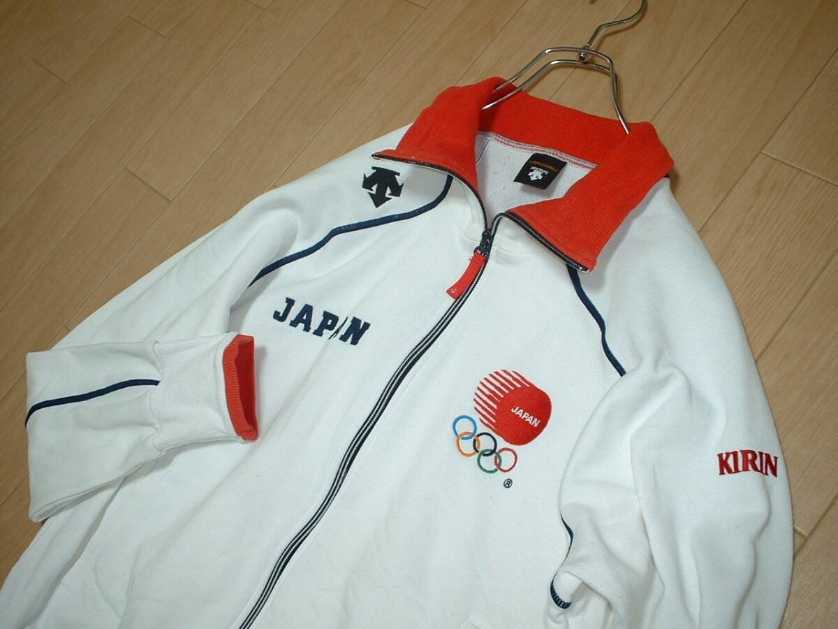 2006年トリノオリンピック日本代表ジャージトップL正規デサントDESCENTEキリンKIRINトラックジャケットJAPANジャパンDOR-C4226応援グッズの画像5