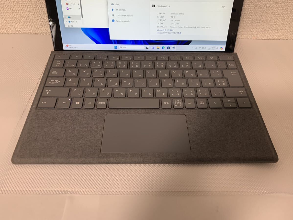 45 Microsoft Surface Pro 7 Core i5-1035G4 メモリ8G SSD128GB 12.3インチ カメラ _画像3