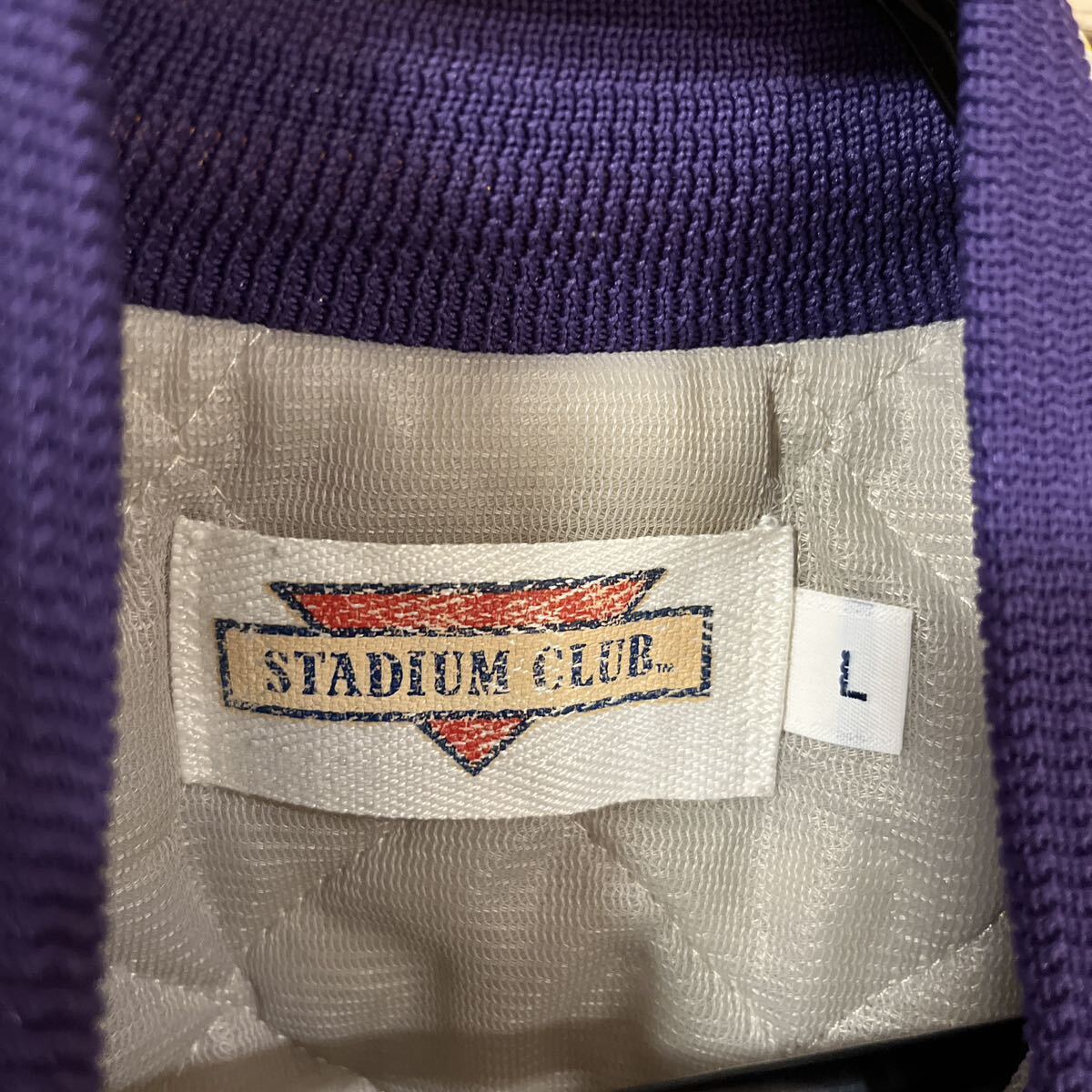 ◆オススメ◆USA製 90s STADIUM CLUB LOS ANGELES LAKERSスタジャン　サイズL_画像3