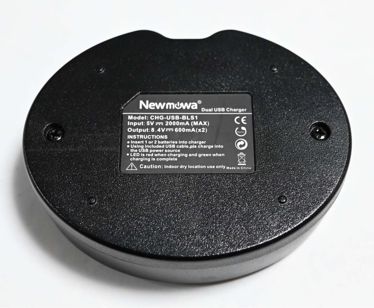 Newmowa オリンパス/OMシステム BLS-50用充電器