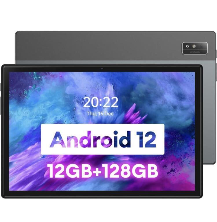 2A06b1M タブレット 10インチ wi-fiモデル、Headwolf WPad3 Android 12 タブレット 8コアCPU カラーグレーの画像1