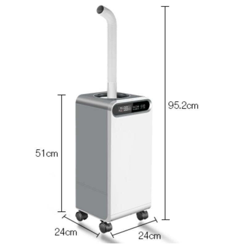 1E04z0M 加湿器 業務用 15L 超音波式 上から給水 タッチパネル式 リモコン付き UVランプ お 3段階加湿量 12hタイマー_画像9