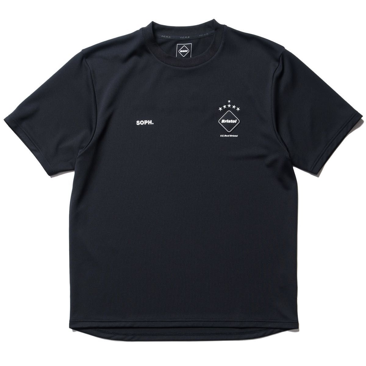 24SS新品XL黒F.C.Real BristolプレマッチトップPRE MATCH TOPゲームシャツFCRBブリストルTシャツ