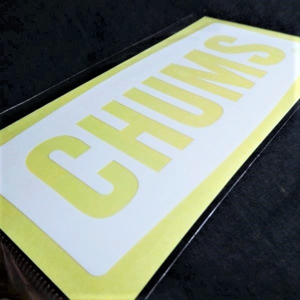 チャムス ステッカー Cutting Sheet CHUMS Logo S CH62-1484 新品 防水素材の画像2