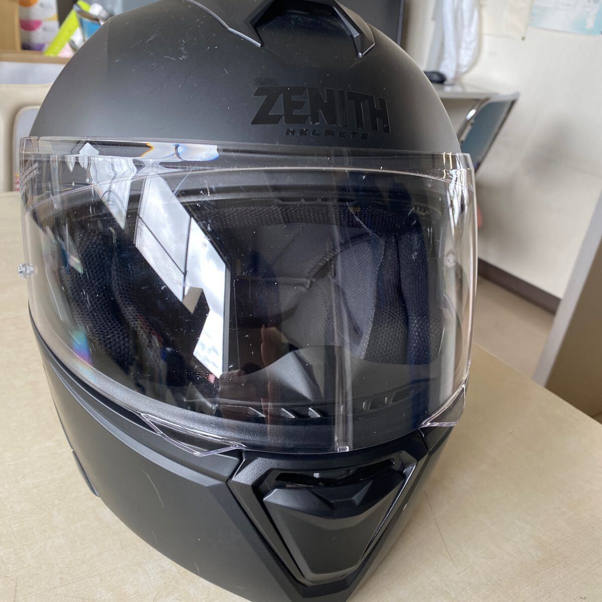 ヤマハ フルフェイス ヘルメット ZENITH YJ-21 Lサイズ ブラックの画像1