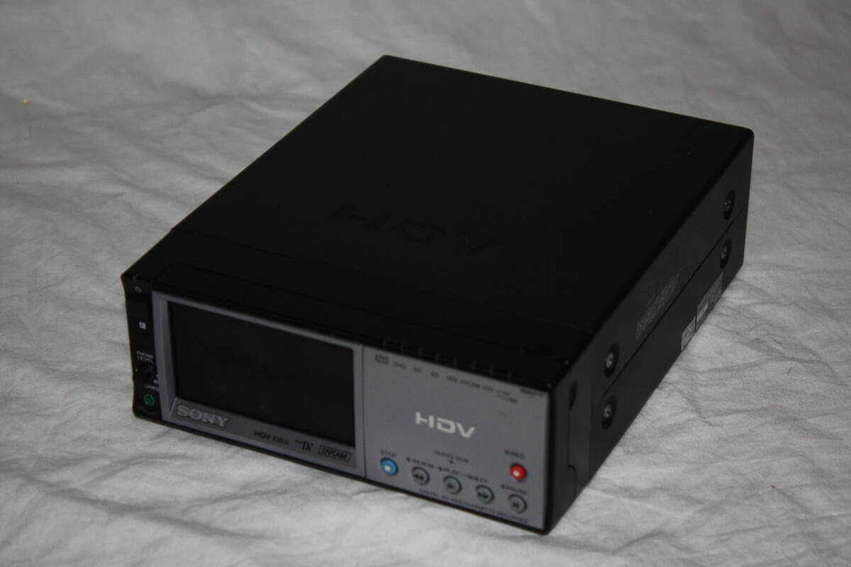 SONY　HVR-M10J　希少！正常動作品 HDV業務用レコーダー （検索：SONY、PXW-、PMW-、HDR-、HXR-、HVR-、GV-HD700）_画像1