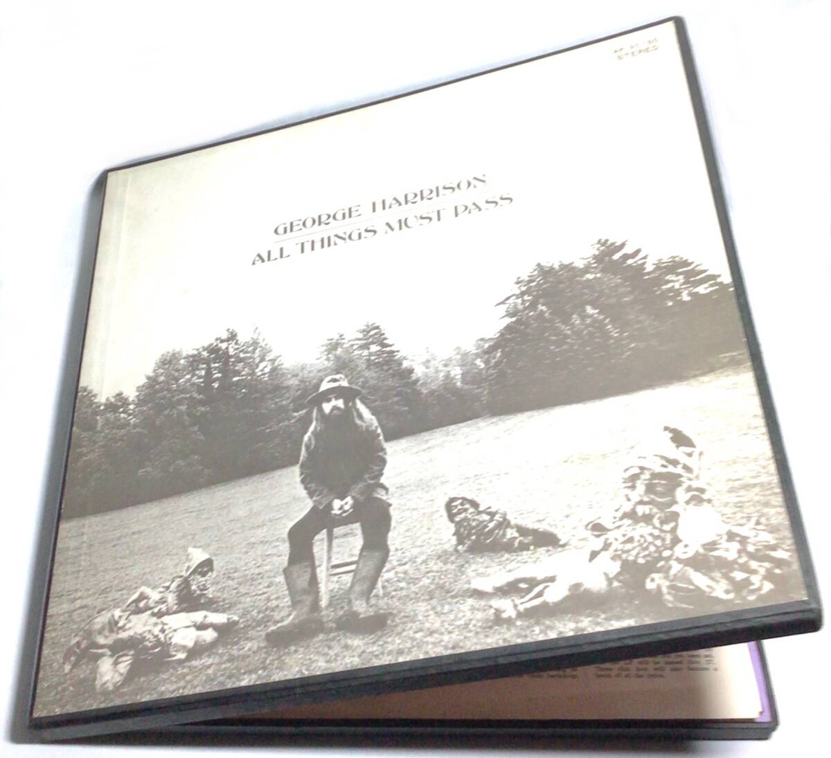 【日LP赤盤】3枚組BOXセット GEORGE HARRISON ジョージハリスン ALL THINGS MUST PASS 1971 国内盤 APPLE LPレコード AP-9016C THE BEATLESの画像2