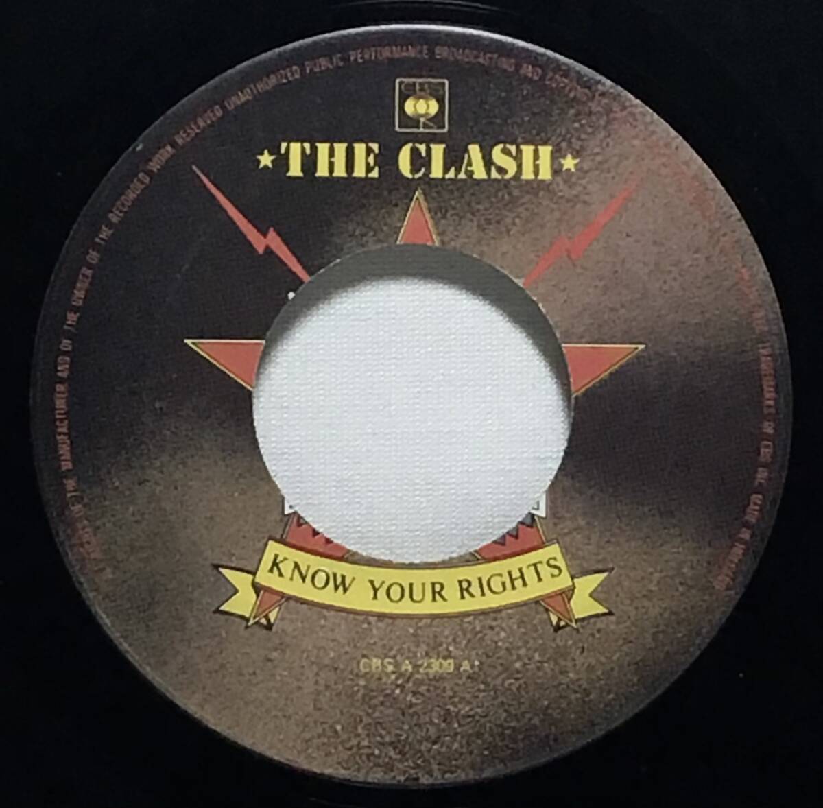 【蘭7】 THE CLASH ザ・クラッシュ / KNOW YOUR RIGHTS / FIRST NIGHT BACK IN LONDON / 1982 オランダ盤 7インチレコード EP 45 試聴済の画像5