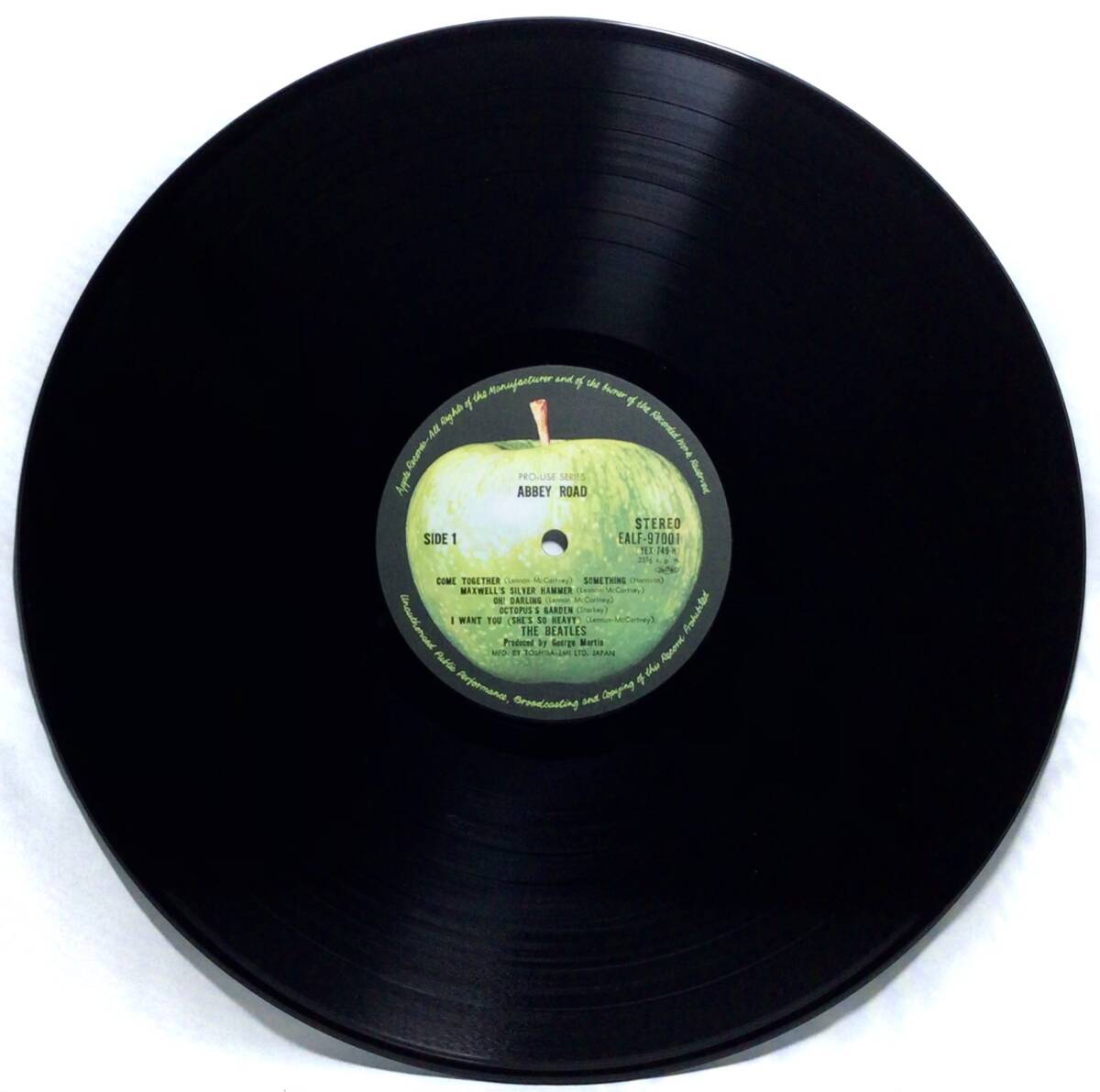 【日LPプロユース】 ザ・ビートルズ THE BEATLES アビイ・ロード ABBEY ROAD 1978 PRO-USE SERIES LPレコード EALF-97001 シリーズ 試聴済の画像6