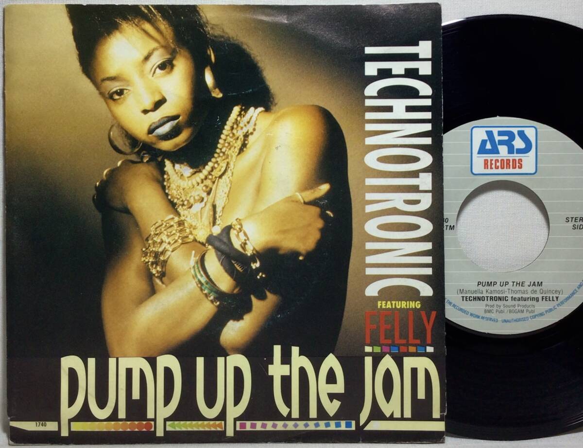 【蘭7】 TECHNOTORNIC feat. FELLY / PUMP UP THE JAM / 1989 オランダ盤 7インチレコード EP 45 試聴済_画像1